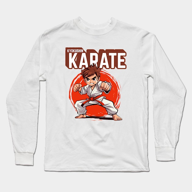 Kyokushin Karate Long Sleeve T-Shirt by Indieteesandmerch